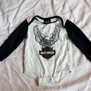 5 for $25 vintage Harley Davidson infant romper